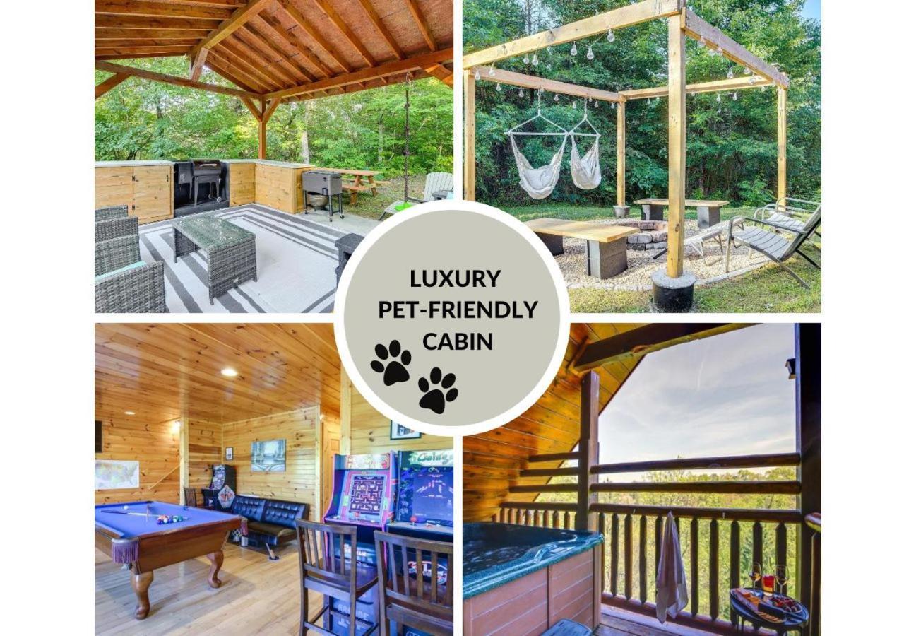 Fabulous Pet-Friendly, Family Cabin With Outdoor Kitchen, Hot Tub, Sauna, Fireplace, Theater Room, Arcade, Pool Table, And Fire Pit Within Minuties Of Dollywood セバービル エクステリア 写真