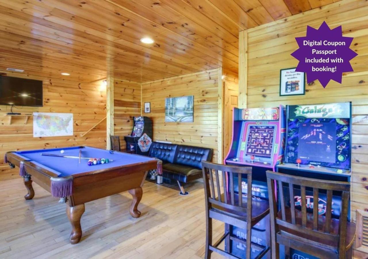Fabulous Pet-Friendly, Family Cabin With Outdoor Kitchen, Hot Tub, Sauna, Fireplace, Theater Room, Arcade, Pool Table, And Fire Pit Within Minuties Of Dollywood セバービル エクステリア 写真